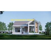 ราคา แบบบ้านจั่ว 1 ชั้น 3 นอน (43762419198)