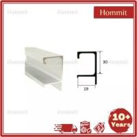 ราคา มือจับประตู อลูมิเนียม รูปตัว G สําหรับห้องครัว ตู้กับข้าว (25605737658)