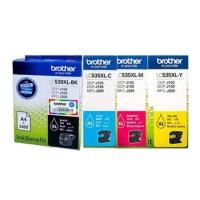 ราคา ตลับหมึก Brother LC 535 XL + LC 539 XL - BK C M Y ของแท้ (แบบมีกล่อง) 4ตลับ (15783293987)