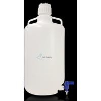 ราคา ถังใส่น้ำกลั่น ถังน้ำ ถังน้ำมีก๊อก Carboy Aspirator Bottle with Faucet HDPE ถังน้ำ 10 ลิตร ถังน้ำ 20 ลิตร (26862993318)
