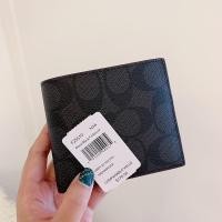 ราคา Coach F25519 Compact ID Wallet กระเป๋าสตางค์