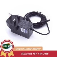 ราคา 15V 1.6A 24W อะแดปเตอร์ AC สําหรับ Microsoft Surface GO/ Book / Pro4 M3 แบบพกพา 1824 1736 1735 แล็ปท็อปชาร์จแหล่งจ่ายไฟแบบพกพาพร้อมปลั๊ก UK (56457438319)