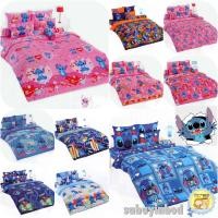 ราคา TOTO ชุดผ้าปูที่นอน ยางยืดรัดรอบผืน 3.5 ฟุต/ 5/ 6ฟุต ผ้าปูสติช Stitch ของแท้ ผ้าเนื้อดี ที่นอนสูง 8-10 นิ้ว ปูตึง ST (2207750438)