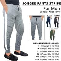 ราคา (MEN 50 - 115 KG) JUMBO ADULT MENS JOGGER / MENS TRAINING SPORTS JOGGER LONG PANTS - CK (12065385783)
