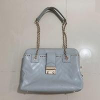 ราคา ของแท้กระเป๋าแบรนด์เนม JASPAL สีเทาอมฟ้า กระเป๋าสะพายข้าง (7143367918)