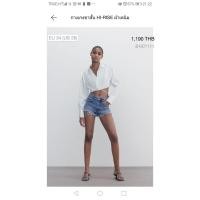 ราคา กางเกง​ยีนส์​ขาสั้น​ ZARAแท้ (23467223953)