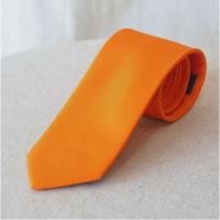 ราคา เนคไทผ้าไหมสีพื้น เนื้อเรียบ ขนาดกว้าง 7เซนติเมตร สีส้ม รหัส NA-CT-103222 (29588113750)