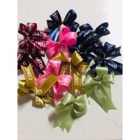 ราคา โบว์ติดของขวัญ ติดของชำร่วย โบว์ริบบิ้นผ้า (57957205946)