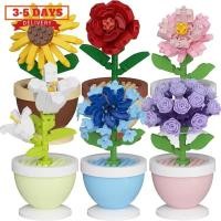 ราคา [จัดส่ง 3-5 วัน]บล็อกตัวต่อกระถางดอกไม้,ดอกทานตะวันกุหลาบคาร์เนชั่นดอกไม้ลมโลตัสประกอบรุ่นชุด,การศึกษาปริศนาของเล่นสก์ท็อปเครื่องประดับ 1/5 ชุด (56455770268)