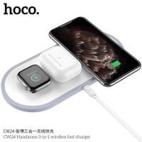ราคา Hoco CW41/CW24 ตัวชาร์จมือถือไร้สาย 3in1 (รุ่นใหม่ล่าสุด) ของแท้100% (5391585767)