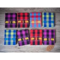 ราคา สมุดทำมือ,สมุดแฮนด์เมด,ไดอารี่ สันกาว ปกผ้าทอมือลายช้าง (1276879626)