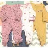 ราคา PRELOVED Mamas&Papas Sleepsuit 3in1 3-6M Bird Jumpsuit จั้มยาว (41064713648)