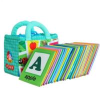 ราคา Flash Card ผ้า A-Z แฟลชการ์ดผ้า A-Z การ์ดคำศัพท์พร้อมกระเป๋า ของเล่นเสริมพัฒนาการ Flash Card บัตรคำศัพท์แบบผ้า (24758790215)