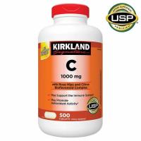 ราคา [Exp. 10/2028 - 500 เม็ด] Kirkland C-1000mg วิตามิน C คุณภาพสูง เพิ่มภูมิคุ้มกัน ป้องกันหวัด ภูมิแพ้ ฟื้นตัวเร็ว (29952166302)