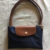 ราคา กระเป๋า Longchamp le Pliage หูยาว สี navy size L (2060608186)