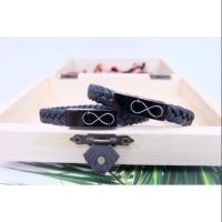 ราคา กำไลหนังแท้ สลักชื่อฟรี (2464276656)