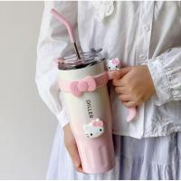 ราคา แก้วเก็บอุณหภูมิhello kitty ขนาด1100ml✨️ (57405460374)