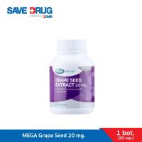 ราคา MEGA Grape Seed 20 mg. 20 Capsules - ผลิตภัณฑ์เสริมอาหารสารสกัดจากเมล็ดองุ่น 20 มก. (7764132789)