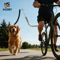ราคา [โคซี่] จักรยานสายจูงสุนัขลูกสุนัขสวนง่ายต่อการติดตั้งกําจัดการออกกําลังกายกลางแจ้งขี่จักรยานสัตว์เลี้ยงสุนัขจักรยานจูงแฮนด์ฟรีสุนัขโซ่คอ (51556117100)