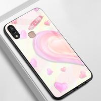 ราคา เคสสำหรับ VIVO Y85 Y85A V9 V9 Pro V9 Youth Z1 Z1i Z3x เคสโทรศัพท์สีชมพูรูปหัวใจเปลือกแก้วกันกระแทก (47750265299)
