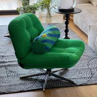 ราคา F&G เก้าอี้โซฟา Sofa chair เก้าอี้พักผ่อน สามารถหมุนได้ IKEA รุ่นเดียวกัน หนาและนุ่ม (48152530144)