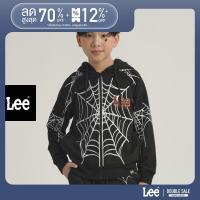 ราคา LEE KIDS เสื้อฮู้ดดี้มีซิปเด็กผู้ชาย คอลเลคชั่น Halloween ทรง Regular รุ่น LK F225BZIPN01 - สีดำ (43775001240)