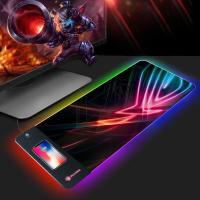 ราคา แผ่นกันลื่นแบบชาร์จไฟได้ขนาดใหญ่ RGB แผ่นรองโต๊ะแบบชาร์จไฟได้ขนาดใหญ่สุดชาร์จไร้สายแผ่นเรืองแสงแผ่นชาร์จไร้สาย (54755935297)