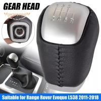 ราคา [Quick U]Manual 6 Speed Sport Car Gear Shift Knob สําหรับ Range Evoque 2011-18 Hand-Stitched Gear Shift Knob อุปกรณ์ตกแต่งภายในรถยนต์ (48357719947)