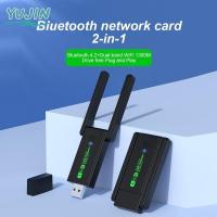 ราคา การ์ด YUJIN, อะแดปเตอร์ WiFi 2.4G/5GHz USB Dual Band, เครื่องส่งสัญญาณตัวรับสัญญาณไร้สาย 1300Mbps ทนทานสําหรับเดสก์ท็อปแล็ปท็อปพีซี (46956635257)