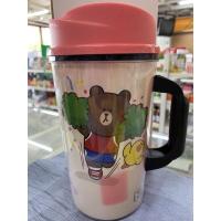 ราคา กระบอกน้ำ Line Friends สีชมพู ลาย Cony ของสะสมจาก7-11 (22914307698)