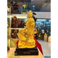ราคา เจ้าแม่กวนอิมยืนประทานพรบนปลามังกรสูง30นิ้ว (42773133541)