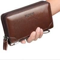 ราคา IMPORTED MENS LEATHER WALLET/MENS LONG WALLET/IMPORTED WALLET/FASHION WALLET/LONG LASTING WALLET (3044232442)