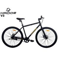 ราคา จักรยานไฮบริด HADOR V3 1SP ล้อ 700C Single speed เฟรมเหล็ก NEW2024 (44453292179)
