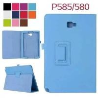 ราคา PU ซองหนัง แบบพับสำหรับ Samsung Galaxy Tab A 10.1 พร้อม S Pen 2016 SM-P580 P585 P585Y ซองป้องกันพร้อ (40258173027)