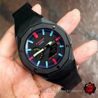 ราคา G-Shock Custom Hublot Big Bang Design Black Steel Case Rubber Strap Special Dial (43300845564)