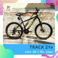 ราคา ลดกระหน่ำพร้อมส่งจากไทย รถจักรยานเสือภูเขา 26 นิ้ว Track 21v จักรยาน จักรยานMTB (19372500850)