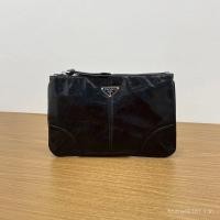 ราคา PRADA9.1 Control prada Mens Oil Wax Cowhide Clutch, Low-Key Luxury Highlight Taste, แฟชั่นแบรนด์ใหญ่ (46457906010)