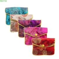 ราคา PRETTIE กระเป๋าถือหัวเข็มขัดซิปโบรเคด Snap ลูกปัดกระเป๋าใส่เหรียญสร้อยคอ Bracelace ของขวัญเครื่องประดับ (56856355700)