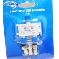ราคา PK ตัวแยกสัญญาณดาวเทียม 2 ทาง 2 ways Splitters (Power pass) (7650376892)
