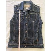 ราคา เสื้อคลุมยีนส์/แขนกุด HARA แท้ 100% มือสอง สภาพใหม่ (12955247286)