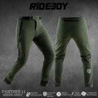 ราคา Panther 1.1 GREEN ARMY - Men & 39;s MTB จักรยานกางเกงกีฬาไม่padding RIDE และ JOY ฟรีกระเป๋าสติกเกอร์กางเกงขายาว Mountain Gowes พับ MTB เดินป่า paraglid gantole enduro น้ําขับไล่ (25987484468)