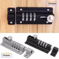 ราคา FOREVER 4 หลัก Combi Bolt, สังกะสีอัลลอยด์ Thicken ผสมล็อค Bolt, ที่มีประโยชน์ Solid Security ประตูบานเลื่อนรหัสผ่านล็อคสําหรับรั้วประตูเพิง (29594493735)