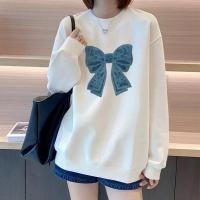 ราคา สเวตเตอร์คอกลมแขนยาวสำหรับผู้หญิง .material: ผ้าฝ้ายพิมพ์ลาย พร้อมสวมใส่ง่ายในฤดูใบไม้ร่วง (46751646548)