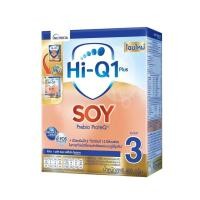 ราคา Hi-Q Soy 1 + นมผงไฮคิว ซอย1 พลัส พรีไบโอโพรเทก สูตร 3 400 กรัม 1กล่อง (29358439054)