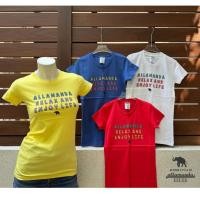 ราคา Allamanda U03 เสื้อยืดผู้หญิง ลายสกรีน Relax and Enjoy สินค้าลิขสิทธิ์แท้ (M.L) (22089334665)