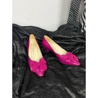 ราคา รองเท้าส้นสูงโบว์ สีชมพู bruno magli size 37 (55357018623)