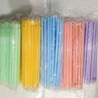 ราคา หลอดช้อนสีห่อฟิล์มใส หลอดตรงปลายช้อน แพค 500 เส้น คละสี (21791654424)