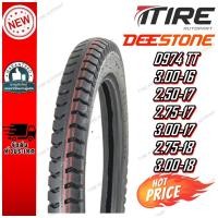 ราคา ยางมอเตอร์ไซค์ ยี่ห้อ DEESTONE รุ่น D974 TT ขนาด 3.00-16 ,2.50-17 ,2.75-17 ,3.00-17 , 2.75-18 ,3.00-18 (29563302682)