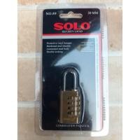 ราคา Solo กุญแจล็อครหัส กุญแจล็อคกระเป๋า 20mm (3319515061)