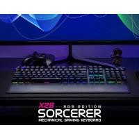 ราคา NUBWO Sorceror X28 RGB Mechanical Gaming Keyboard Blue Switch (5967276813)